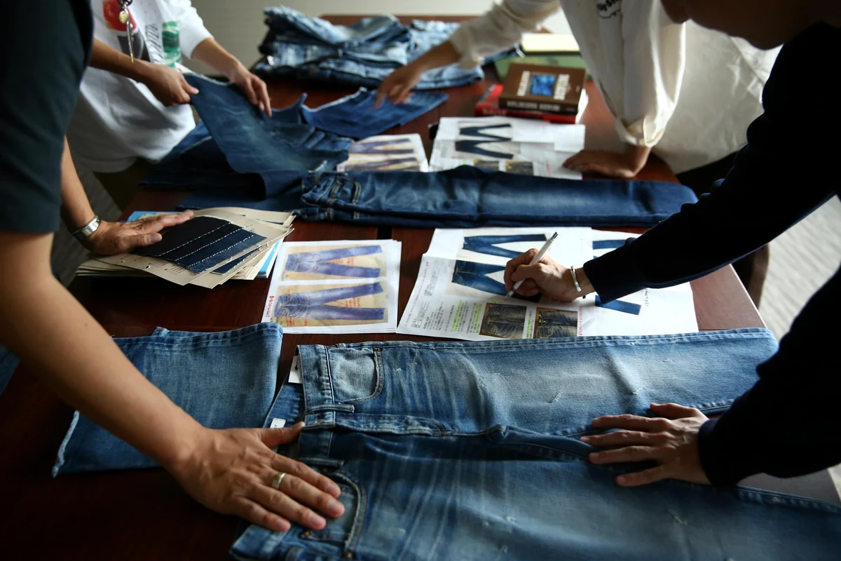Denim product review and production planning at Beilin Denim