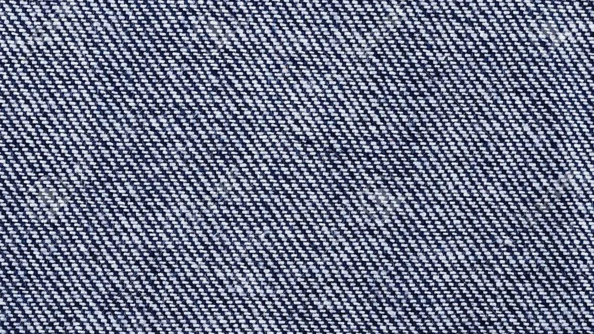 Close-up of denim warp and weft construction